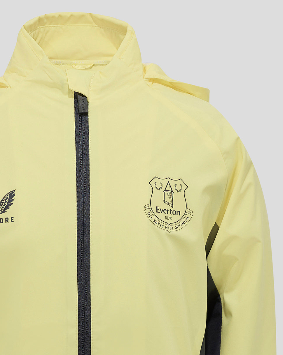 Everton 24/25 Junior Training Rain Jacket - Elfin Yellow/Ebony
