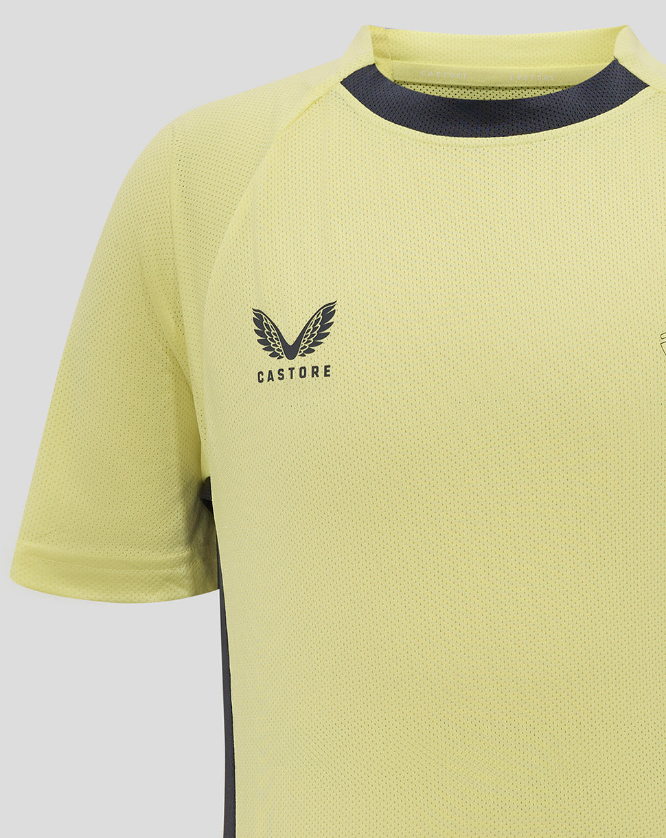 Everton 24/25 Junior Pro Players Training Tee - Elfin Yellow/Ebony
