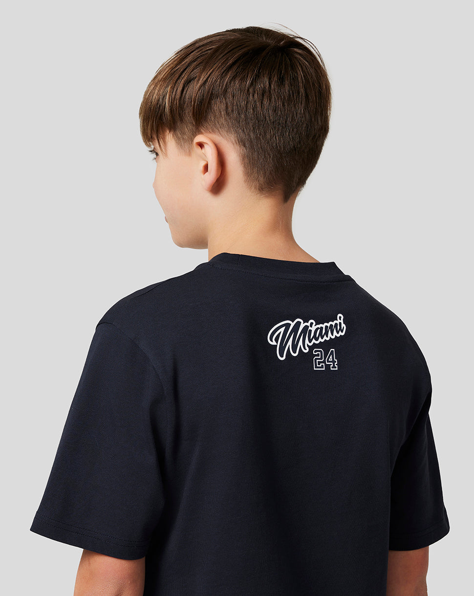 Oracle Red Bull Racing Juniors Miami Short Sleeve T-Shirt - Night Sky