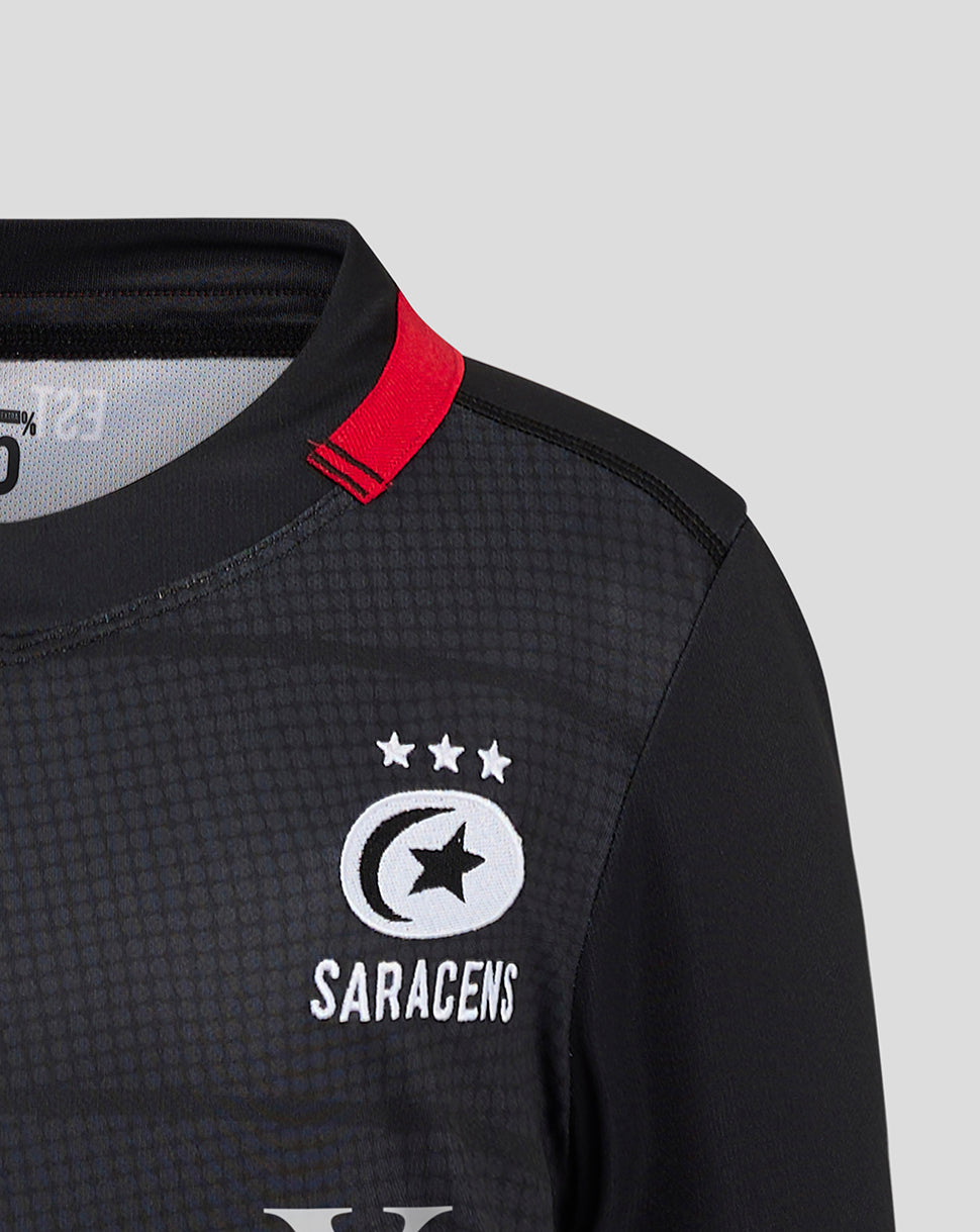 Saracens Junior 24/25 Home Shirt - Black