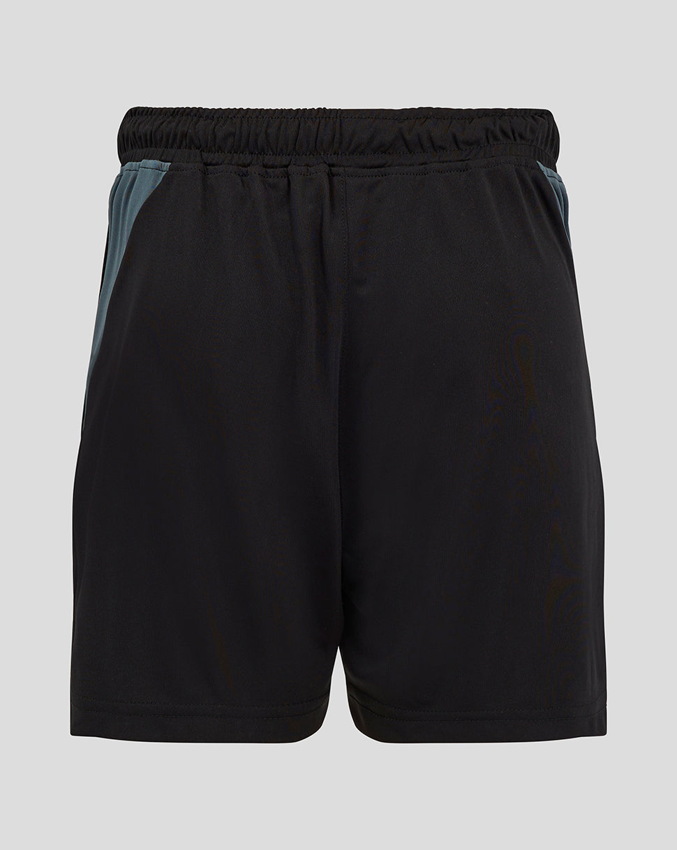 Preston Junior 24/25 Training Shorts With Pockets - Black - Caviar/Dark Slate