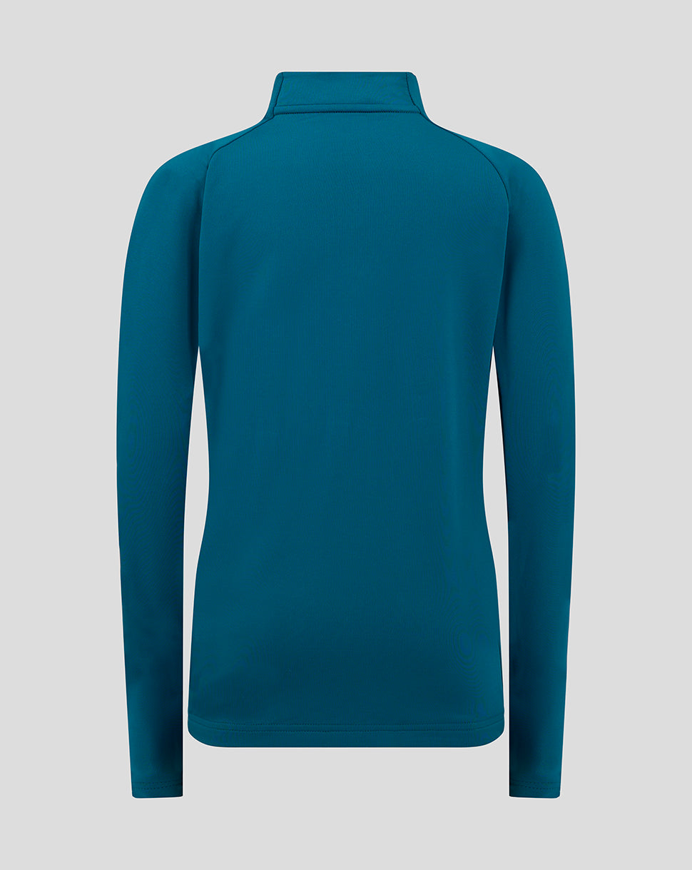 Preston Junior 24/25 Training 1/4 Zip - Blue - Ink Blue/Majolica Blue