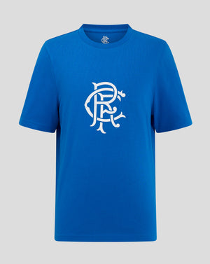 Rangers Junior Core Crest T-Shirt - Blue