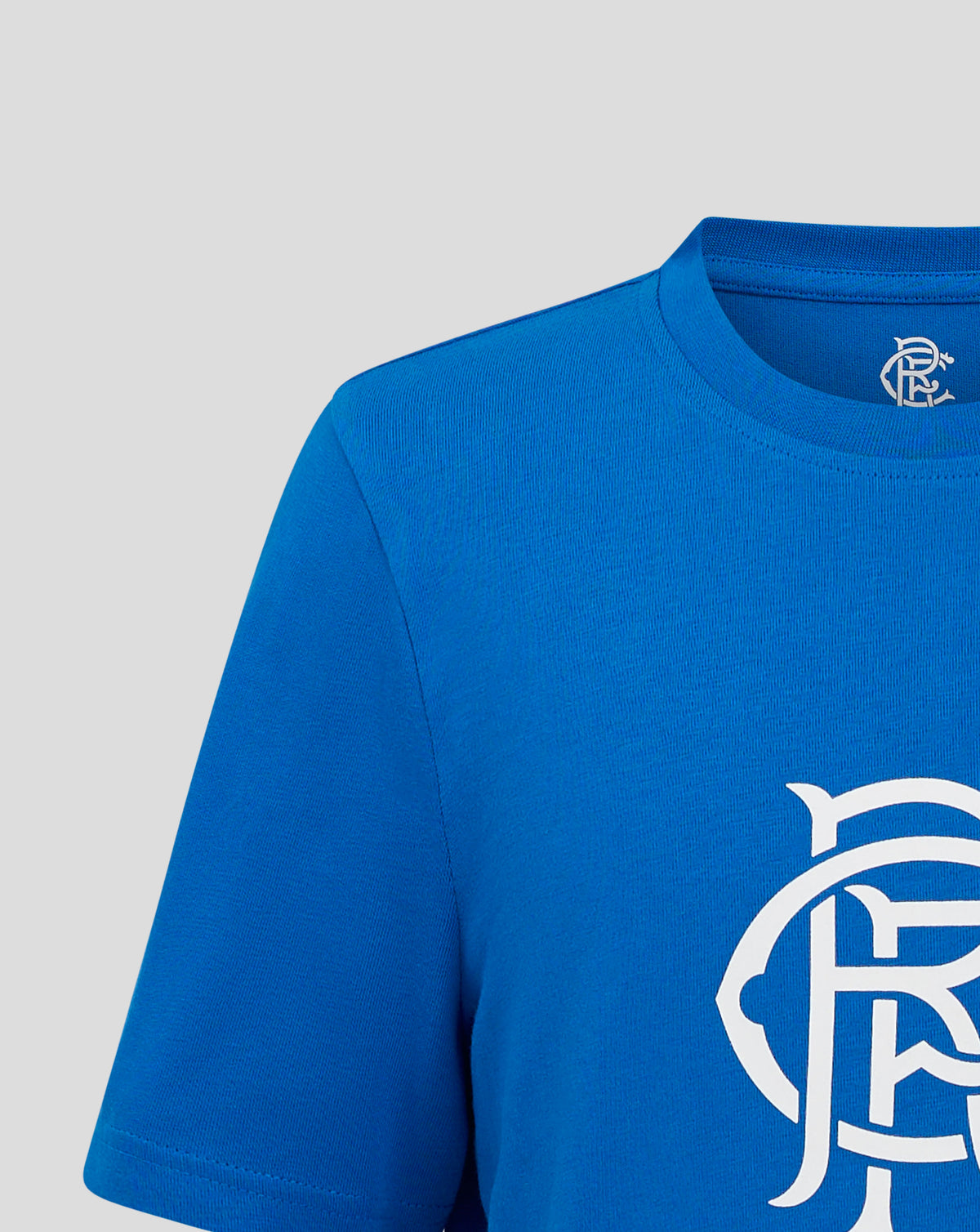 Rangers Junior Core Crest T-Shirt - Blue - Blue/Blue