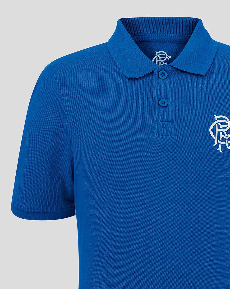 Rangers Junior Core Polo - Blue