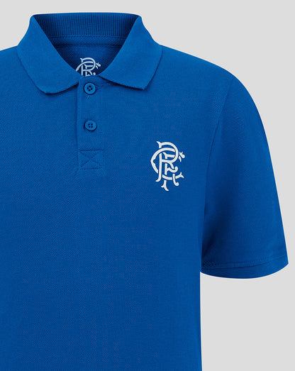 Rangers Junior Core Polo - Blue
