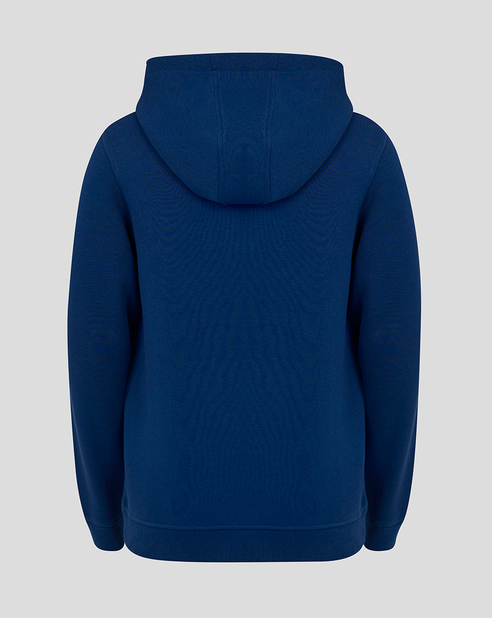 England Cricket Junior 24/25 Core Overhead Hoodie - Navy - Navy