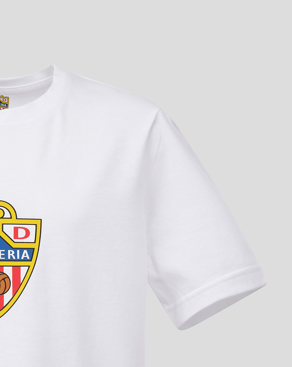 Almeria Junior Core Crest Shirt - White - Brilliant White