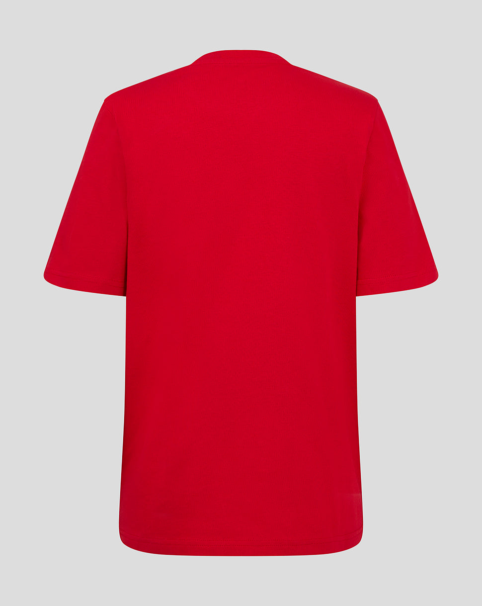 Almeria Junior Shirt Crest - Red - Red