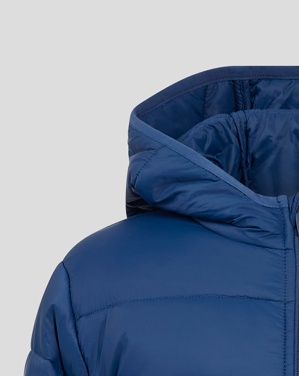 Rangers Junior 24/25 Core Fan Puffer Jacket - Navy - Navy Peony