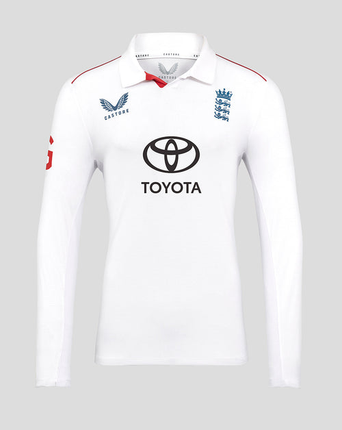 England Cricket Test Men's Pro Long Sleeve Shirt 25/26