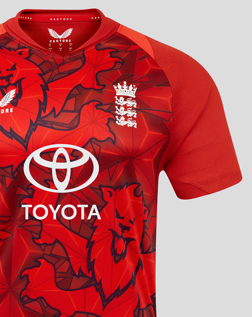 Men's England Cricket 25/26 T20 Shirt + Cap