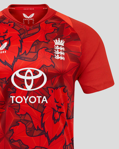 Men's England Cricket 25/26 T20 Shirt + Cap