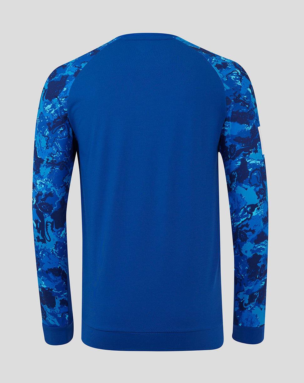 England Cricket Odi Men's Sweater 25/26 - True Blue/Swim Cap