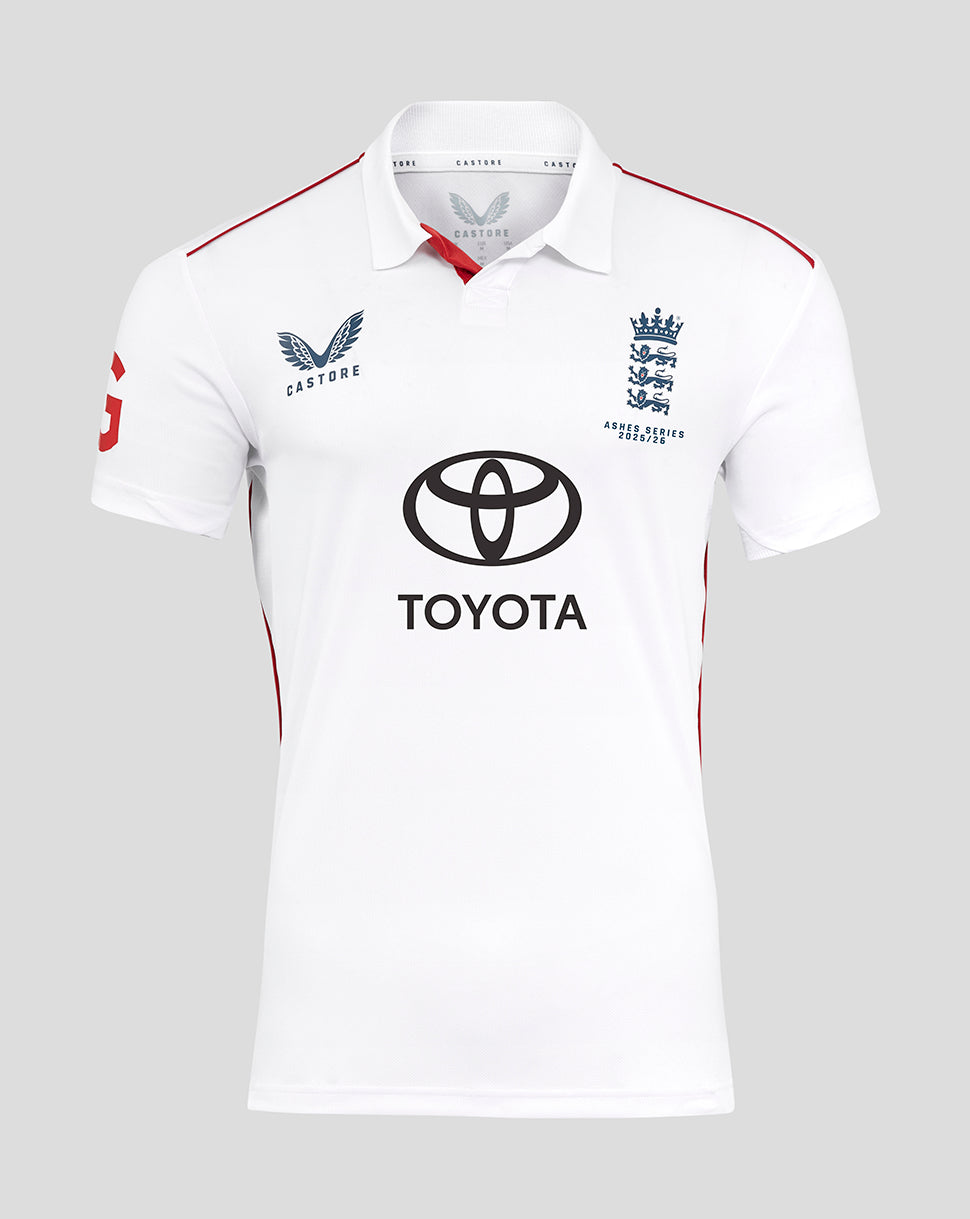 England Cricket Men's 25/26 Limited Edition Ashes Replica Shirt