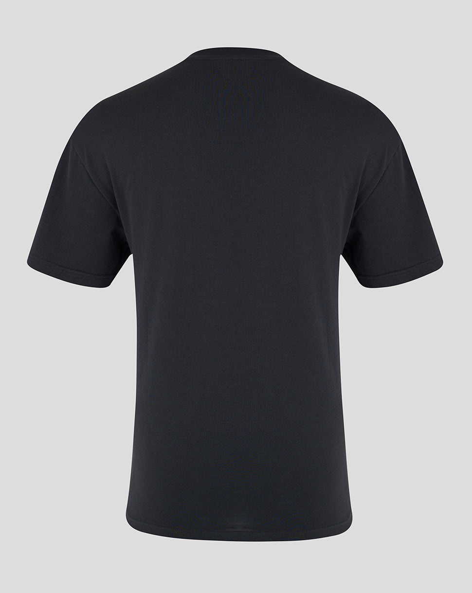 Rangers FC Men's Ibrox 125 Heritage T-Shirt Black - 24/25 - Black