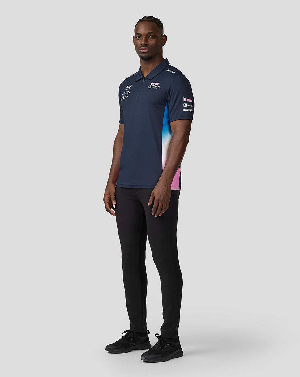 Bwt Alpine Formula One Team Official Men’s Polo Shirt - Navy