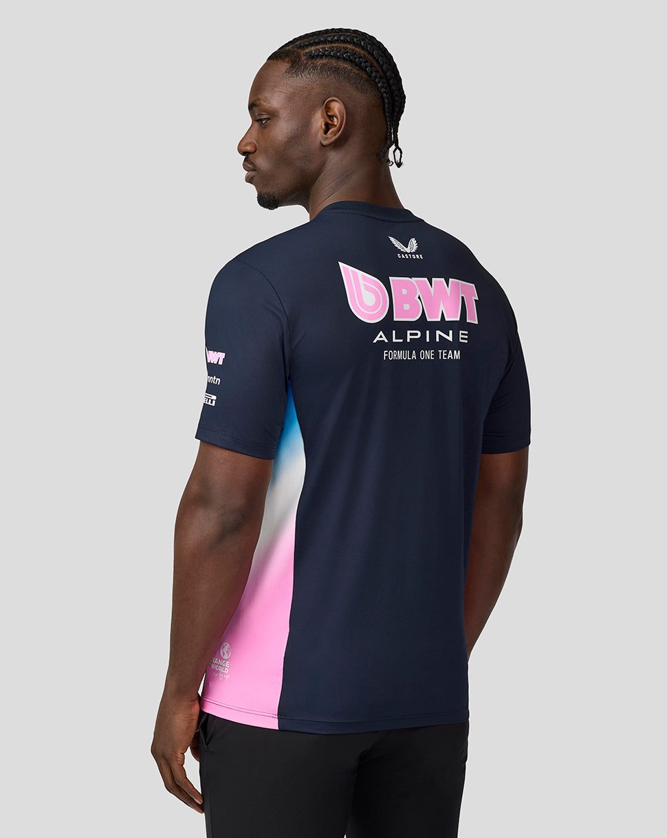 BWT Alpine Formula One Team Men’s Official Set Up T-Shirt - Navy - Navy