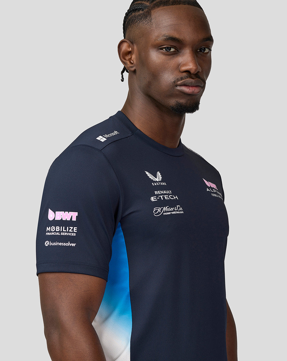 BWT Alpine Formula One Team Men’s Official Set Up T-Shirt - Navy - Navy
