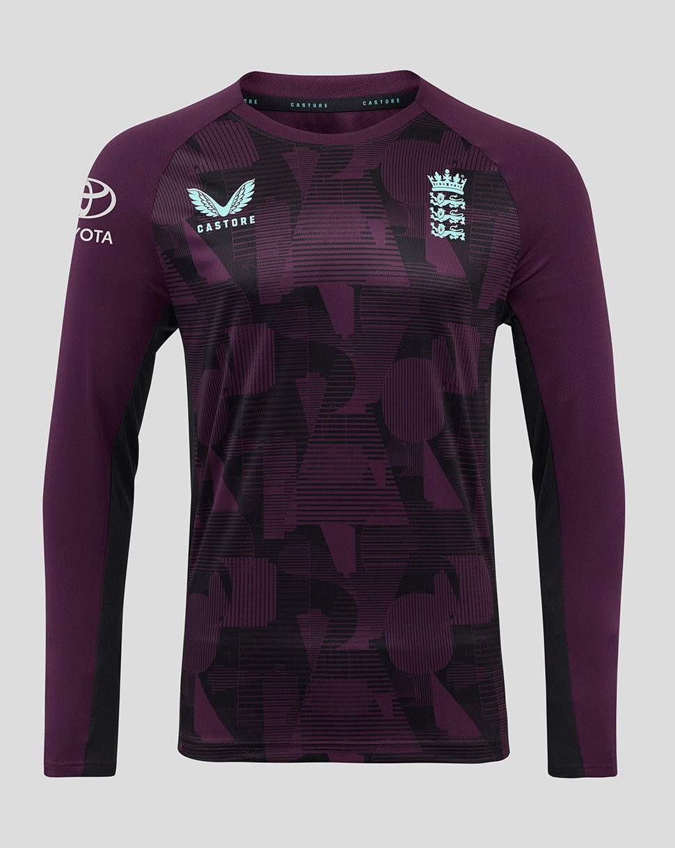 England Cricket Training Men's Long Sleeve Tee 25/26
