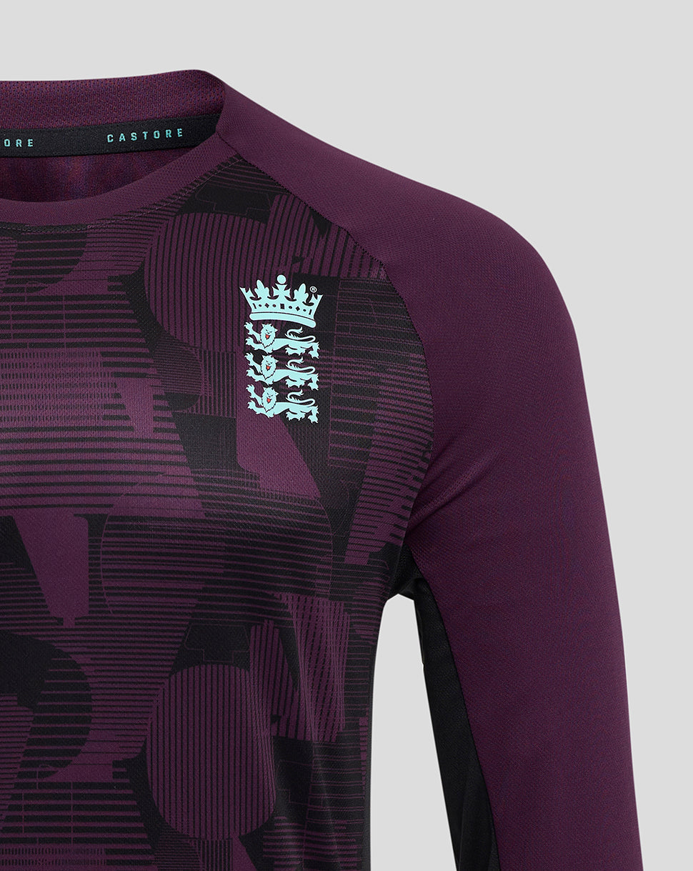 England Cricket Training Men's Long Sleeve Tee 25/26