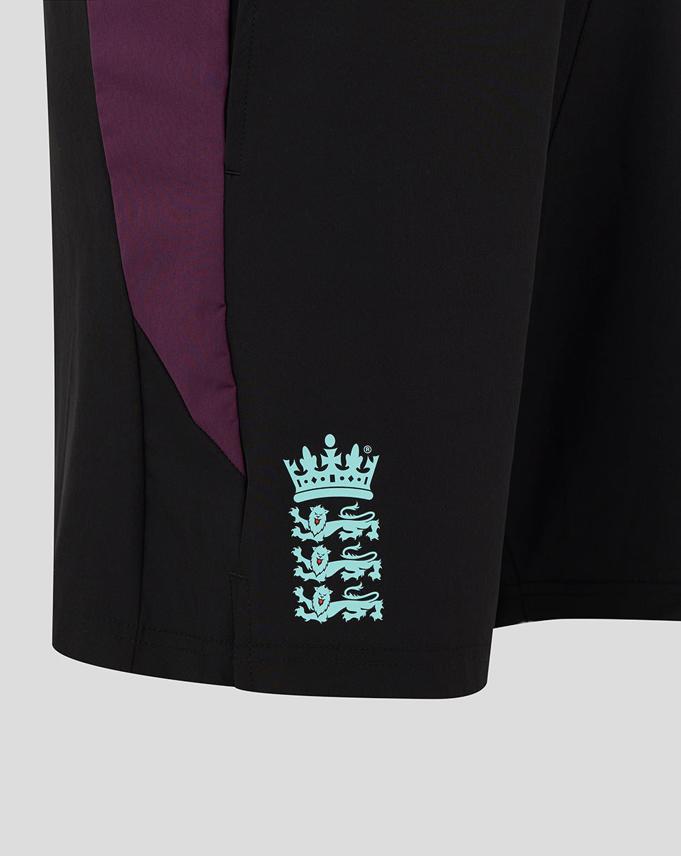 England Cricket Training Men's Shorts 25/26 - Caviar/Blackberry Wine