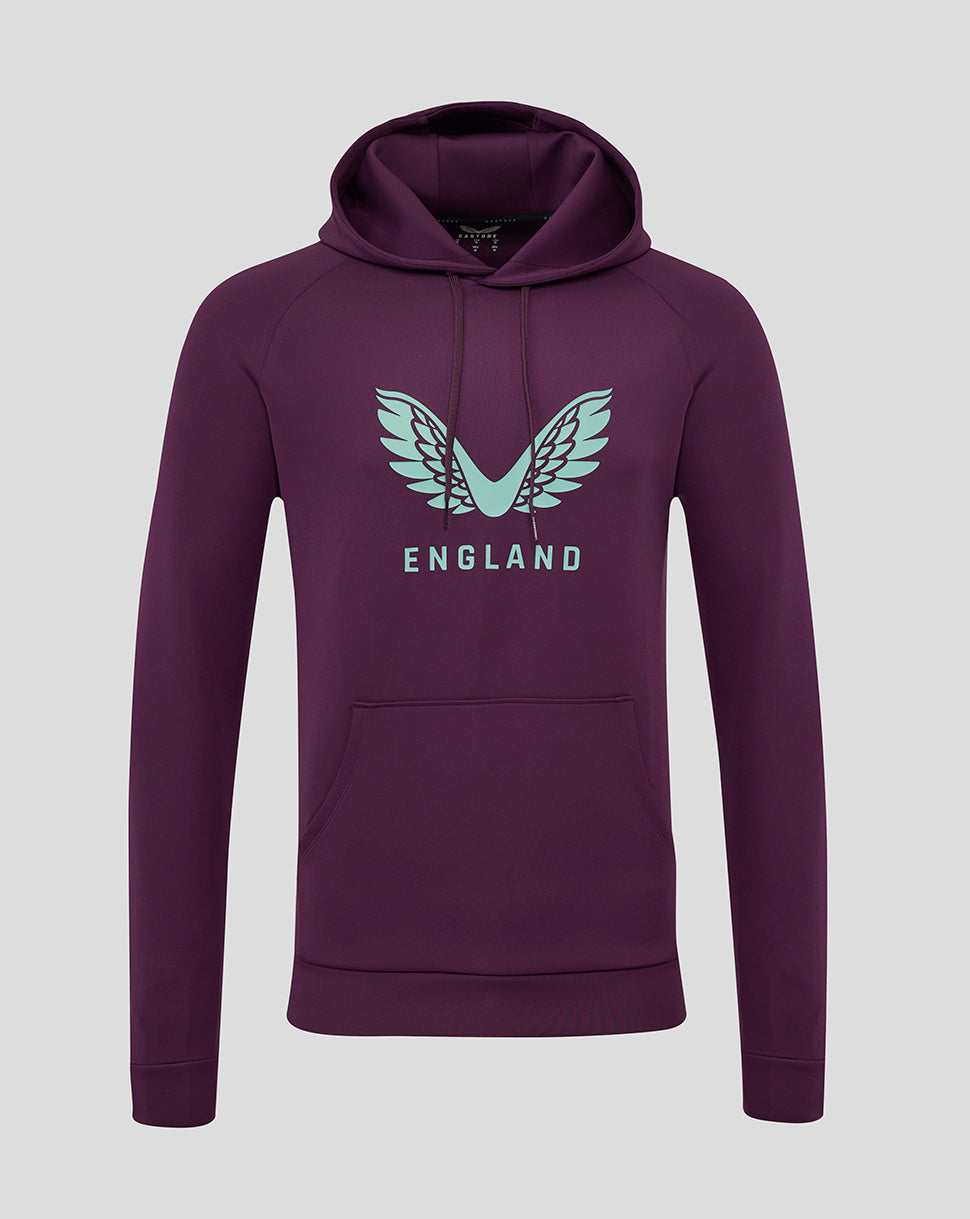 Men's England Cricket Men's 25/26 Lock Up Logo Hoodie