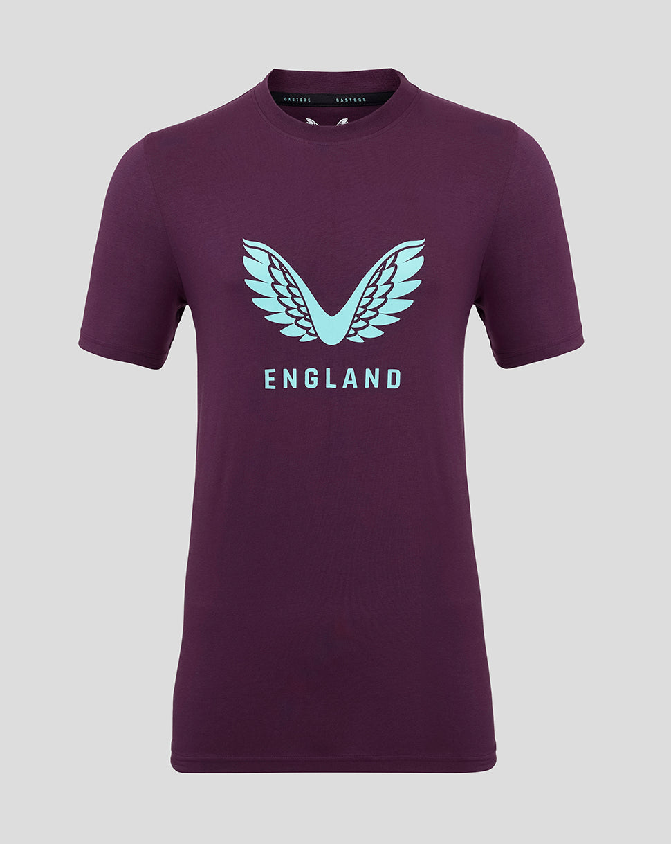 Men's England Cricket 25/26 Lock Up Logo Tee