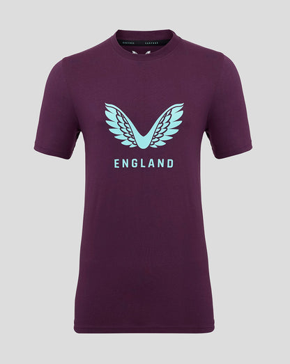 Men's England Cricket 25/26 Lock Up Logo Tee