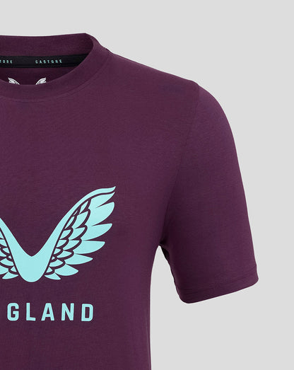 Men's England Cricket 25/26 Lock Up Logo Tee