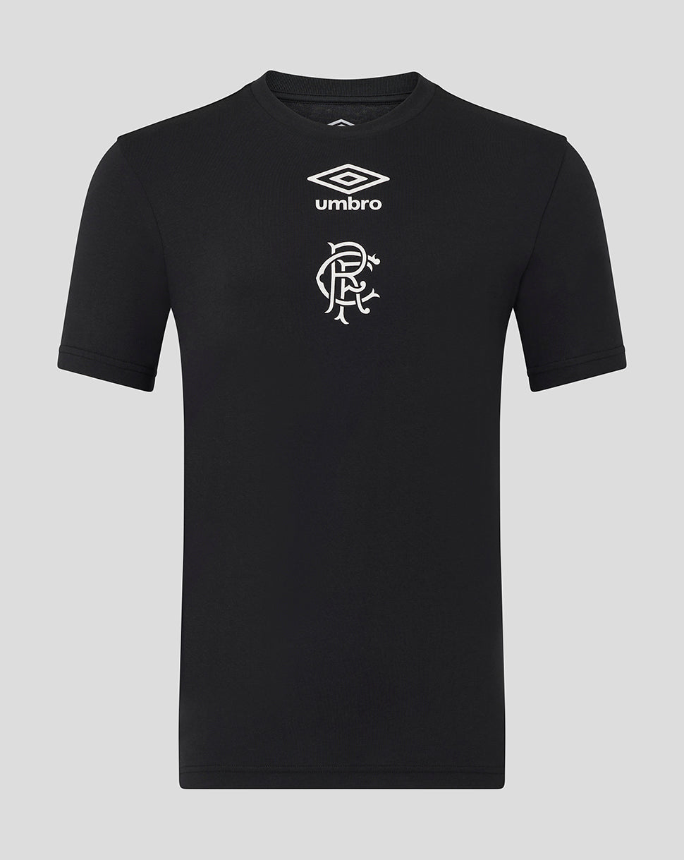 Rangers Men's 25/26 Presentation Logo Tee - Caviar