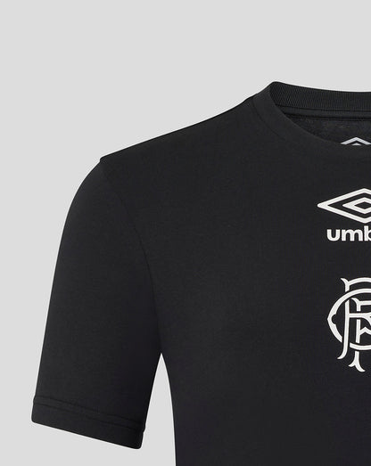 Rangers Men's 25/26 Presentation Logo Tee - Caviar