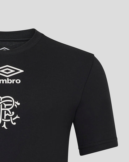 Rangers Men's 25/26 Presentation Logo Tee - Caviar