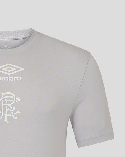 Rangers Men's 25/26 Presentation Logo Tee - Microchip