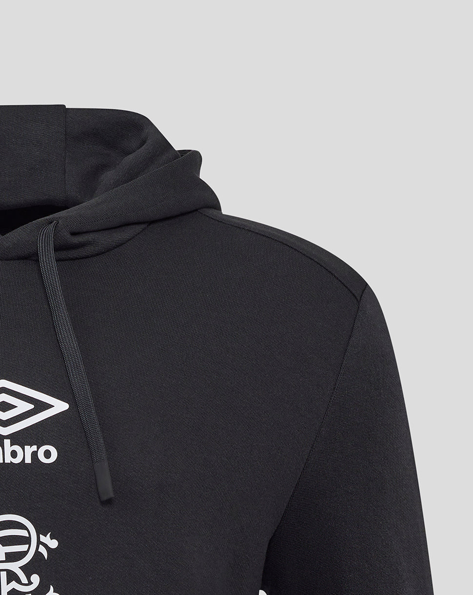 Rangers Men's 25/26 Presentation Logo Hoodie - Caviar