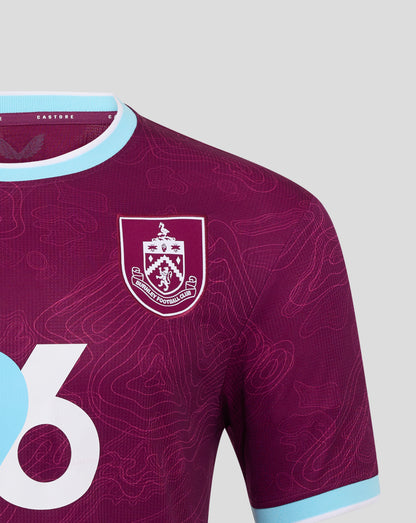 Burnley FC Men's 25/26 Home Short Sleeve Shirt