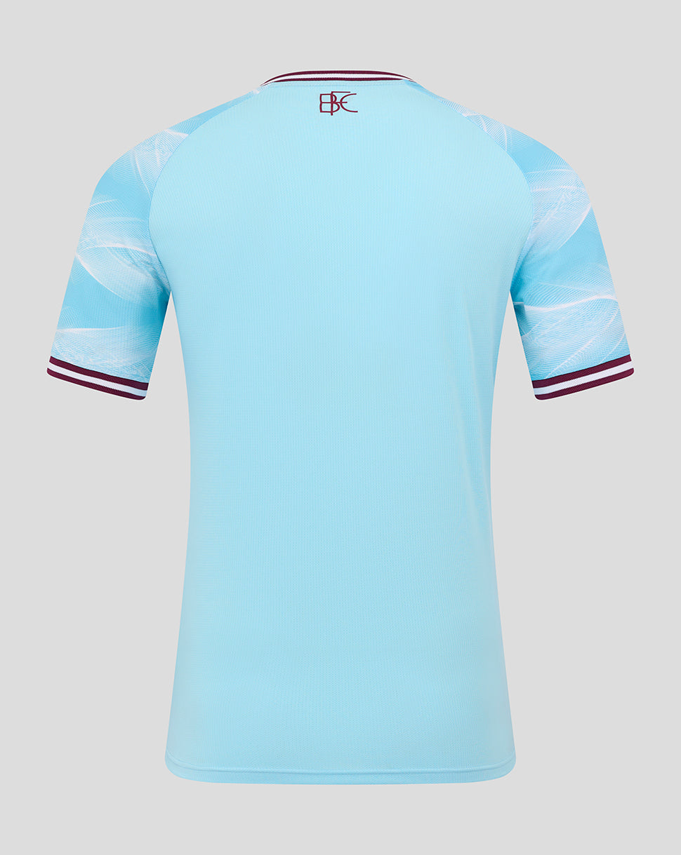 Burnley FC Men's 25/26 Away Short Sleeve Shirt - Tropical Breeze/Brilliant White