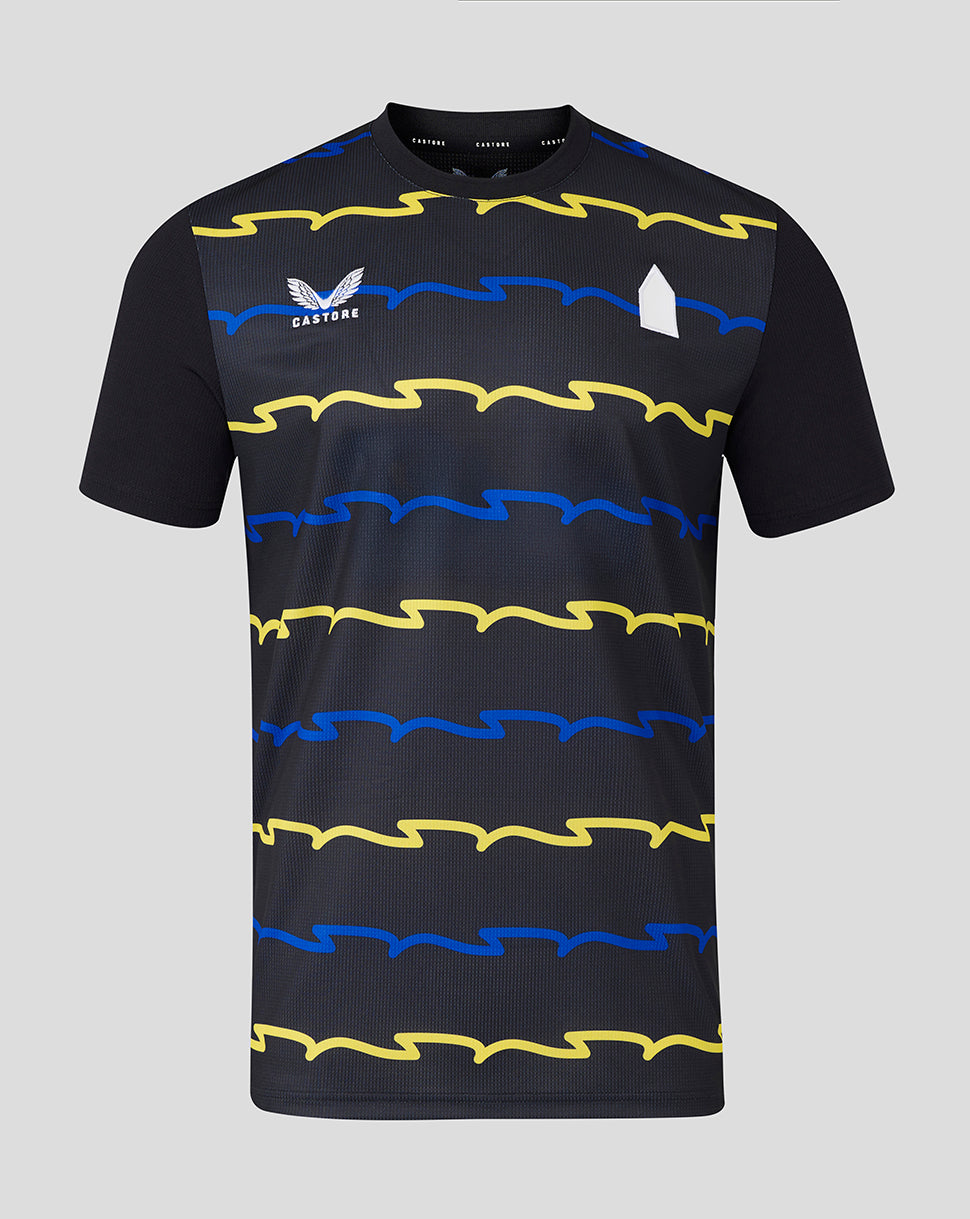 Everton 25/26 Junior Third Shirt - Black Onyx/Surf The Web/Minion Yellow
