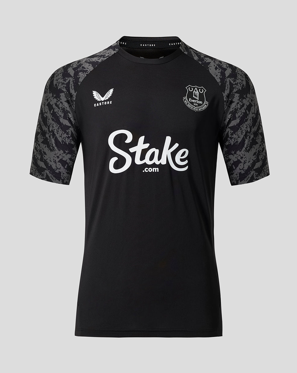 Everton FC Men's 25/26 Performance Short Sleeve T-Shirt - Caviar