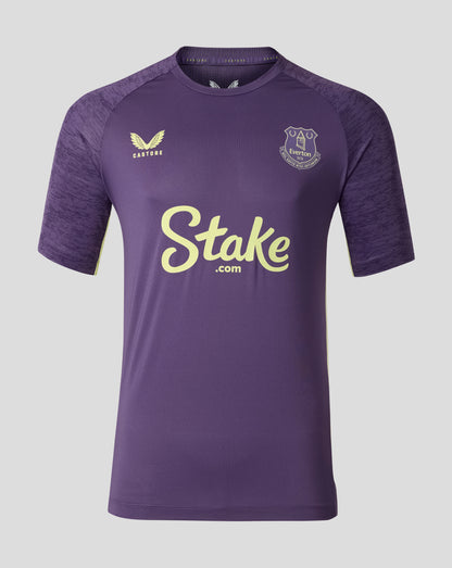 Everton FC Men's 25/26 Performance Short Sleeve T-Shirt - Loganberry