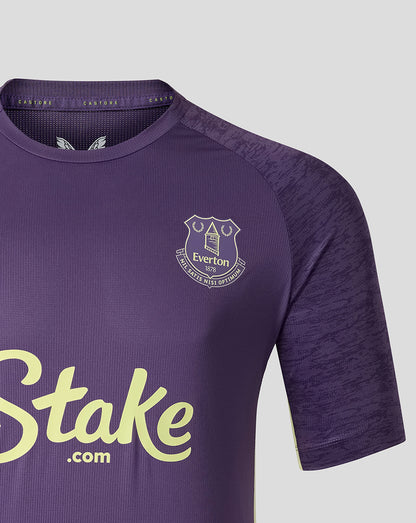 Everton FC Men's 25/26 Performance Short Sleeve T-Shirt - Loganberry
