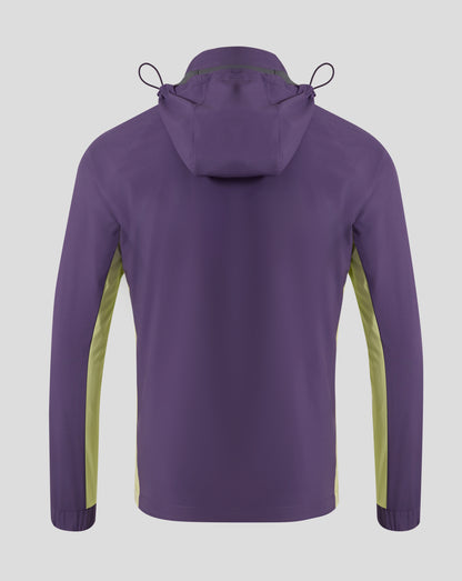 Everton FC Men's 25/26 Performance Packable Hood Shower Jacket - Loganberry