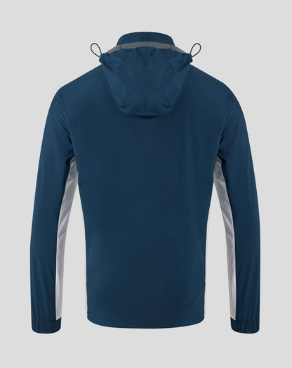Everton FC Men's 25/26 Performance Packable Hood Shower Jacket - Moonlit Ocean