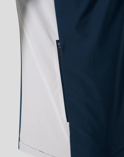 Everton FC Men's 25/26 Performance Packable Hood Shower Jacket - Moonlit Ocean