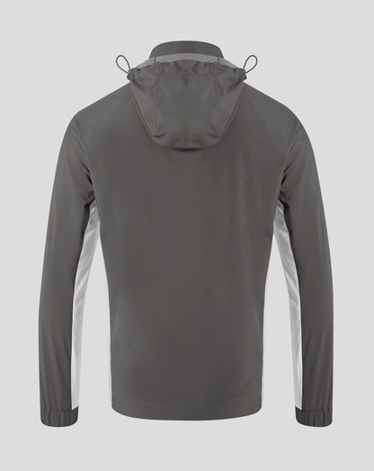 Everton FC Men's 25/26 Performance Packable Hood Shower Jacket - Thunderstorm