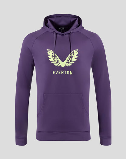 Everton FC Men's 25/26 Presentation Scuba Logo Hoodie - Loganberry