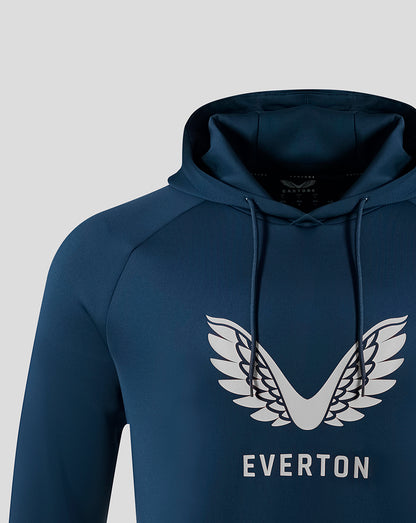Everton FC Men's 25/26 Presentation Scuba Logo Hoodie - Moonlit Ocean