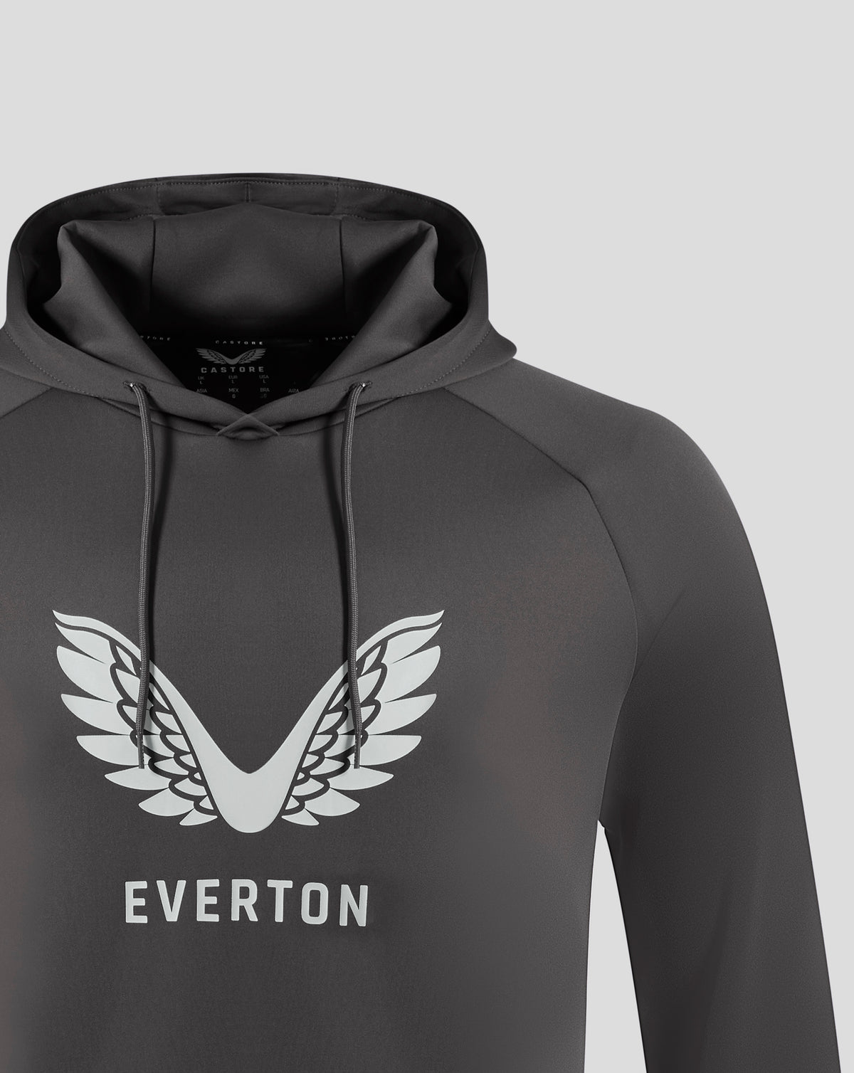 Everton FC Men's 25/26 Presentation Scuba Logo Hoodie - Thunderstorm - Thunderstorm