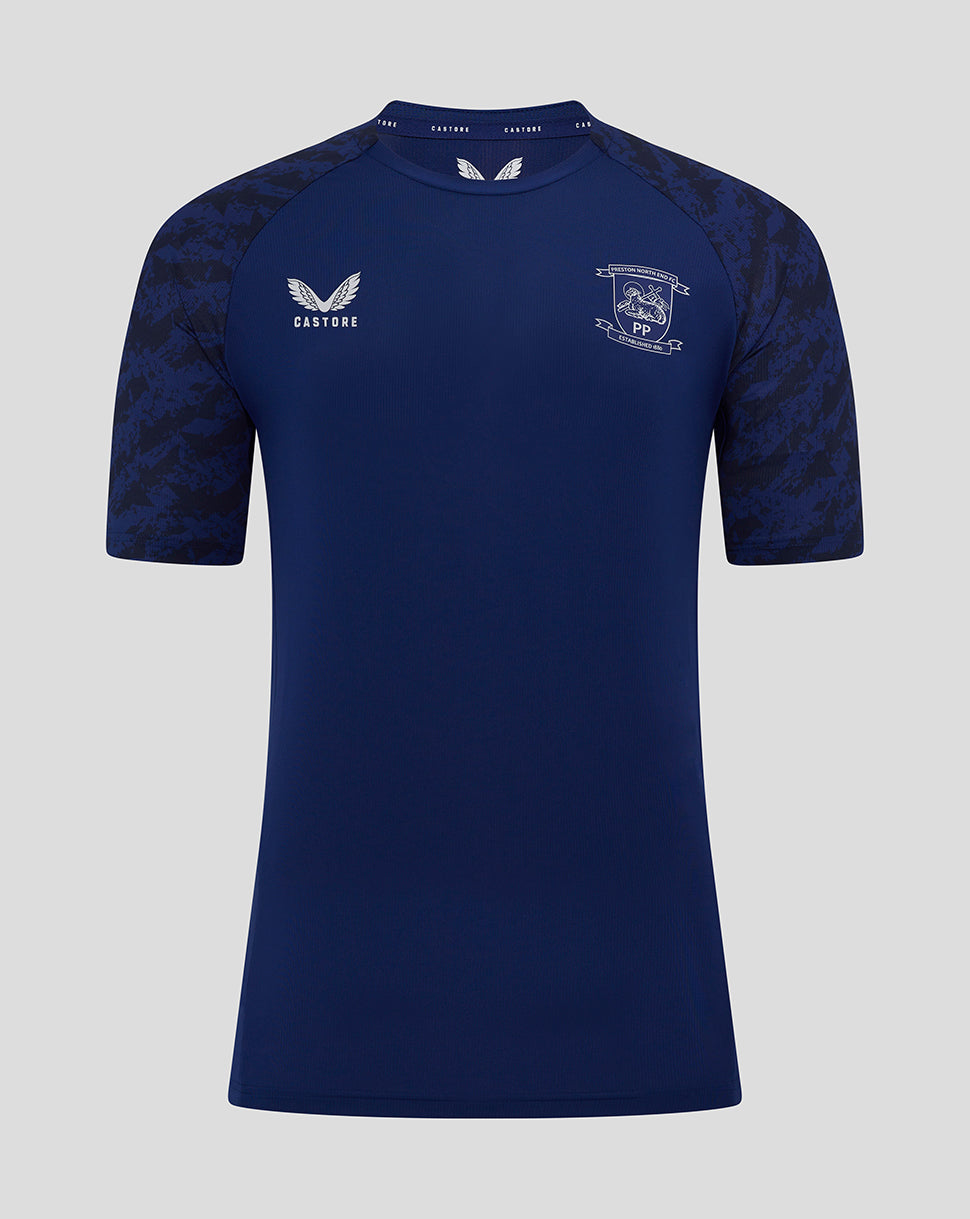 Preston Junior 25/26 Training T-Shirt - Blue - Blueprint