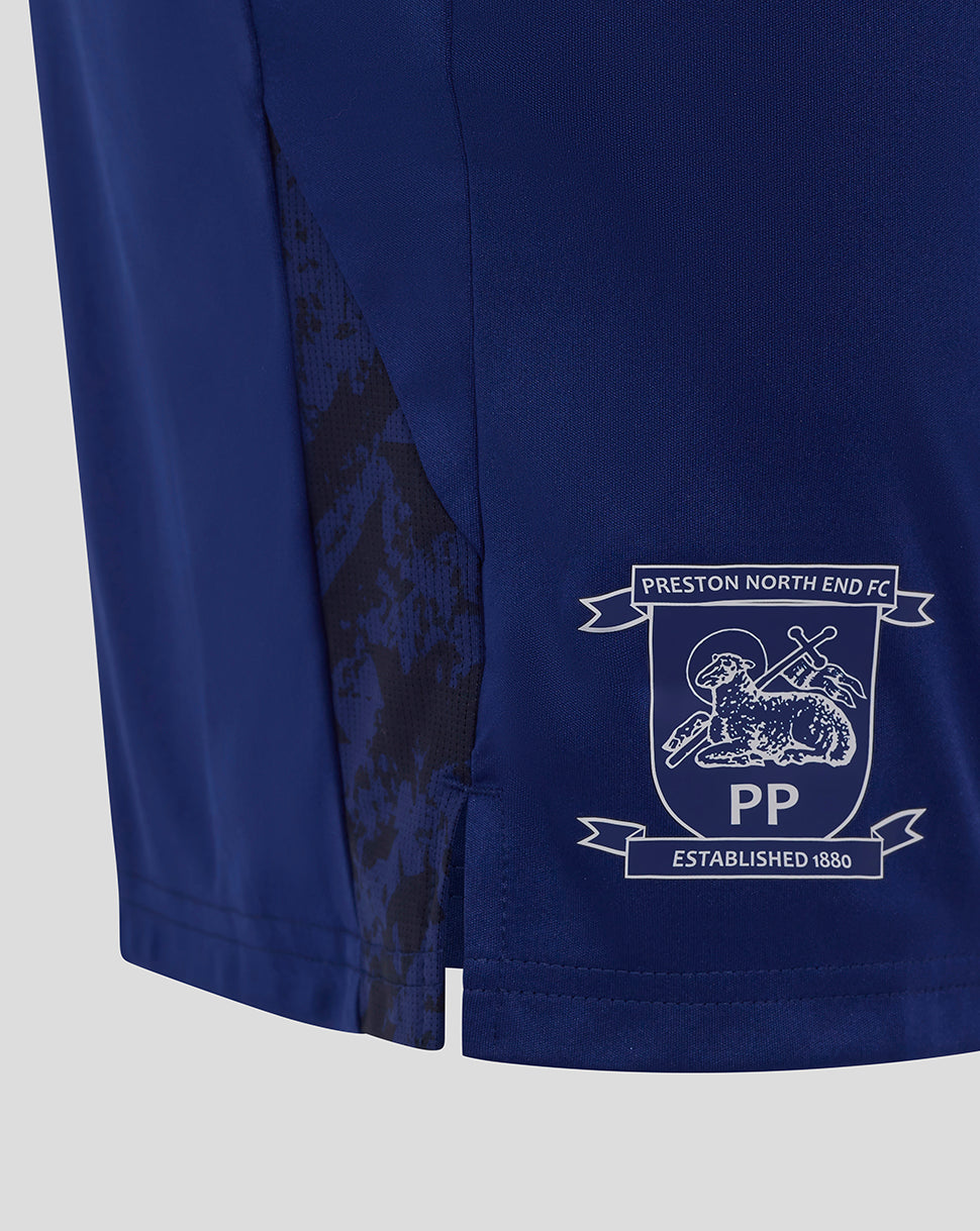Preston Junior 25/26 Training Knit Shorts with Pockets - Blue - Blueprint